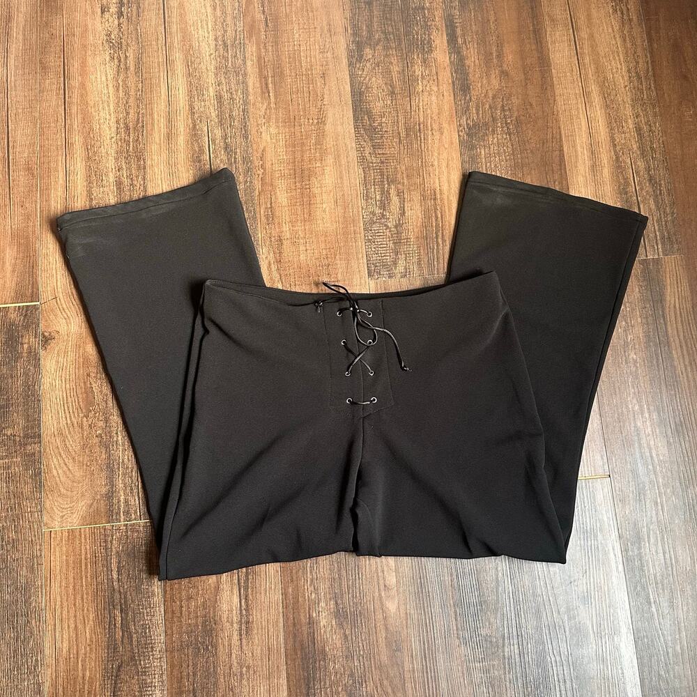 Vintage 90s/Y2K Black Corset Pants L